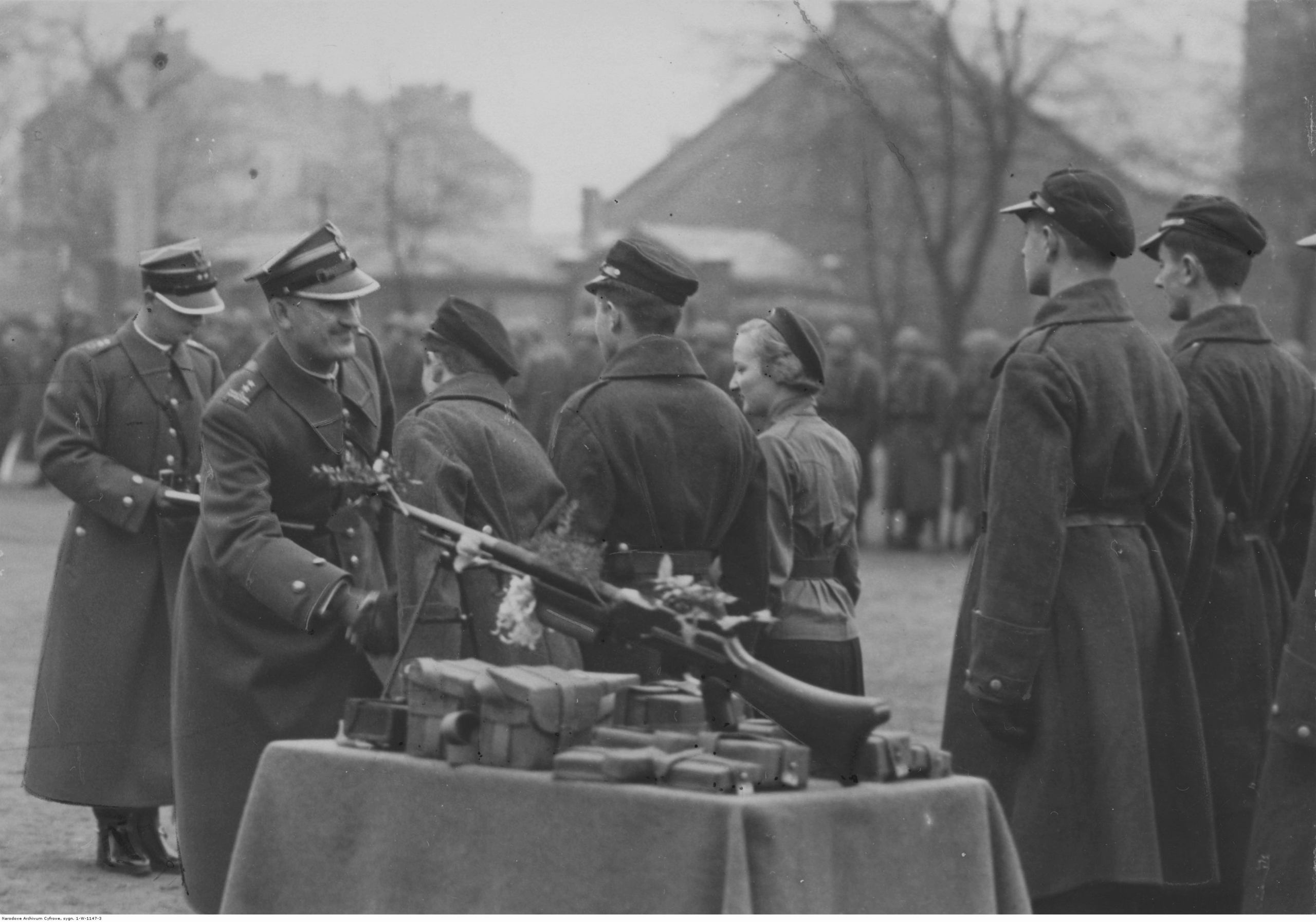 RKM wz. 28 Browning – pojemnik na celownik p.lot. 