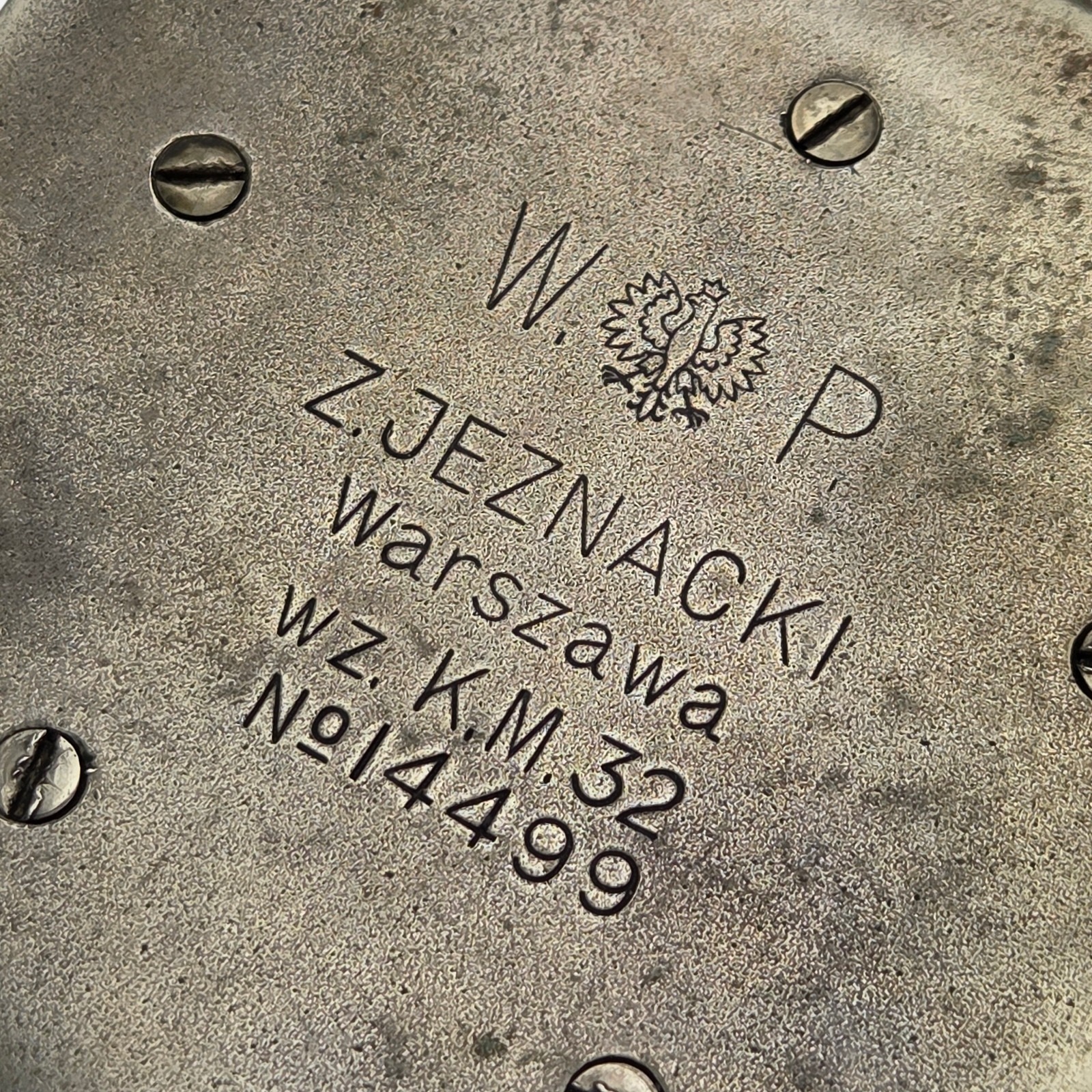 Busola marszowa wz. K.M. 32, Z. Jeznacki Warszawa