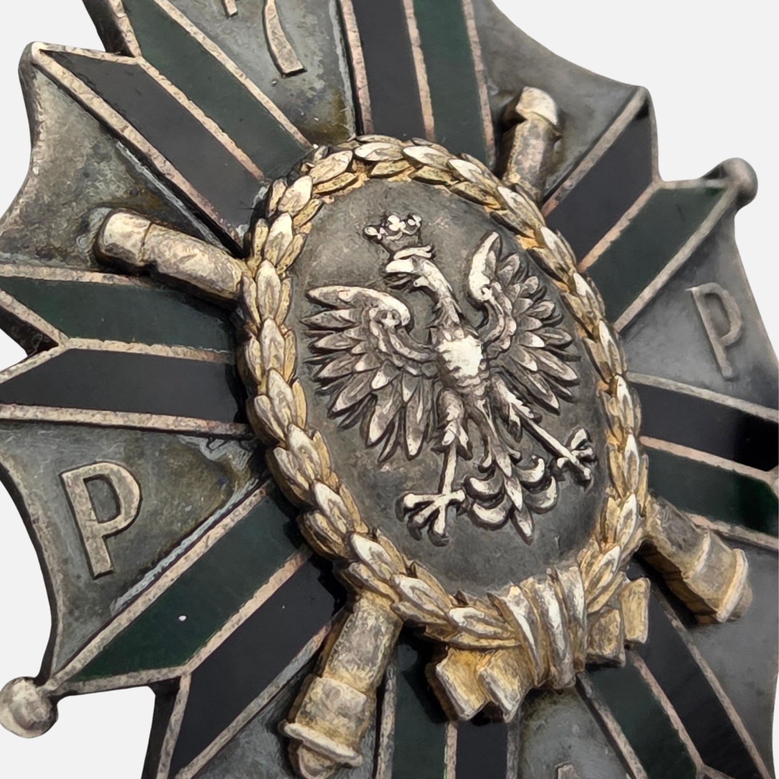 Odznaka oficerska 7 Pułk Artylerii Polowej, srebro, W. Gontarczyk